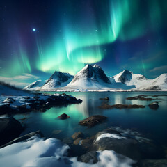 Wall Mural - northern lights