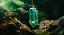Colombian Emerald Mines And Spanish Artifacts On Blurry Background