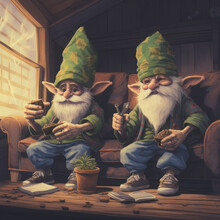 Gnomes Of Different Walks Of Life And Hobbies