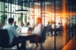 © id512 - business office with people blurred bokeh background