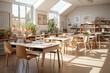 © lichaoshu - interior of a classroom in school