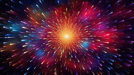 firework exploding into a mesmerizing pattern, symbolizing the creativity of firework design
