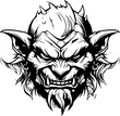 Dungeons and Dragons Goblin Icon - Fantasy, Adventure, Exciting, Mystical - Generative AI Art Image - SVG