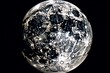 A full moon. Visible lunar hemisphere from Earth. Generative AI