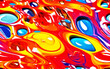 Abstract Artwork with Colorful Liquid Bubbles background