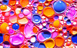 Abstract Artwork with Colorful Liquid Bubbles background