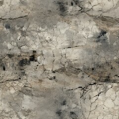 Poster - Eroded Concrete and Weathered Stone Pattern