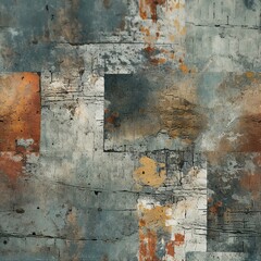 Poster - Urban Decay and Weathered Surfaces Pattern