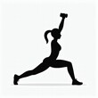 Core Exercise Movement 1 people Exercise simple icon white