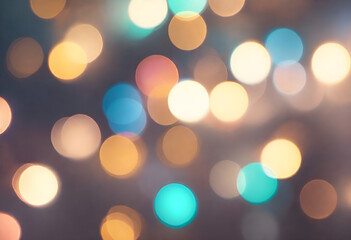 lights bokeh background in modern minimal style with many shades of colors