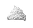 Whipped Cream on transparent png. Ai generative.