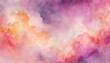 abstract watercolor painting with a rainbow of colors from purple to white. It has a gentle and delicate look that can be used as a background for various occasions. It resembles a lovely sky.