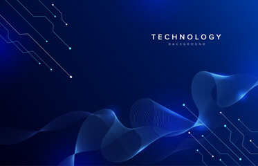 Abstract future technology concept background. Vector template for brochure or cover background.