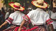 Unidentified Colombian dancers