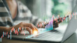 © FAMILY STOCK - Stock Market Investments Funds and Digital Assets. Women analyzing forex trading graph financial data. Business finance background. business finance technology and investment concept.
