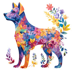 Poster - Abstract Flowers Animal