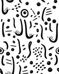 Naklejka na meble Doodle vector seamless pattern