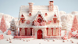 Christmas Candy Cane House