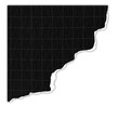 © Pattaranun - grid  black paper lines Graph ripped message torn paper edge sheet strip page corner header decoration collage for message note page or banner cardboard blank memo frame