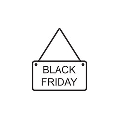 Canvas Print - Black Friday icon vector