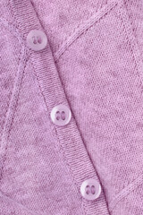 Canvas Print - Cardigan buttons closeup