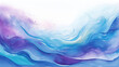 Lively blue and violet ocean wave pattern