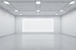 © Moon Story - An empty, pristine room, a blank canvas for creative potential, ready to inspire and host works of art.