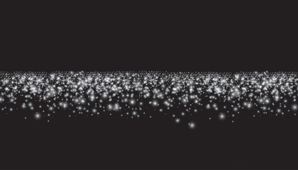 Wall Mural - Transparent shining sun, bright flash. Bright Star. White glowing light explodes on a transparent background. Sparkling magical dust particles. Vector sparkles. To center a bright flash.