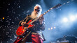 Santa rocks a concert stage defying convention with showmanship