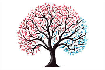 Wall Mural - Tree Vector Art, Icons, and Graphics vector