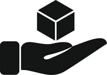 Poster - Take care of vr app icon simple vector. Augmented reality. Rotate scan