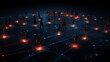 © Malambo/Peopleimages - AI - View of a crowd with a network of connections. Big data, smart city, wifi concept.