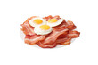 Eggs and bacon transparent background
