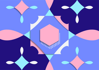 Poster - Colorful geometric background design. Cover design. Vector