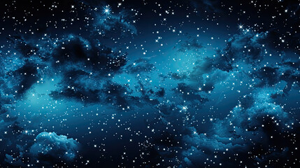 Wall Mural - stars background, universe wallpaper, cosmos, beautiful space, Milky Way Galaxy blue green	
