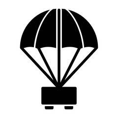 Canvas Print - Parachute Icon