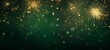 Silvester Sylvester 2024 New year New Year's Eve Party background banner panorama illustration - Abstract gold firework fireworks on dark green texture with bokeh lights