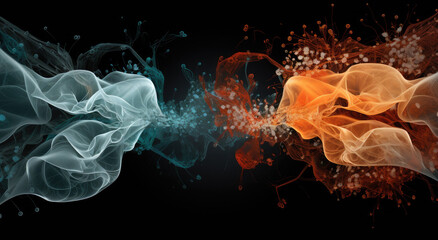 Poster - Abstract wallpaper with colourful details