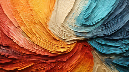 Wall Mural - Colorful linen textures | generative AI