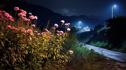 Wall Mural - On autumn nights, Mid-Autumn Festival, the full moon is in the sky