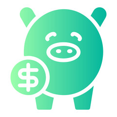 Poster - piggy bank