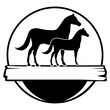 Horse Svg Cut File, Horse Silhouette Graphic, Beautiful Horse in Black