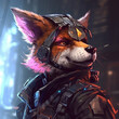 Cyberpunk Fox
