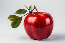 Red Apple Isolated On White