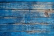 Textured wooden board with a captivating blue background, enhancing the artistic design as a fascinating wallpaper. Generative AI
