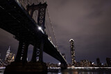 Fototapeta Nowy Jork - Brooklyn Bridge at night
