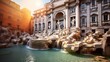 Rome, Italy's Fountain di Trevi