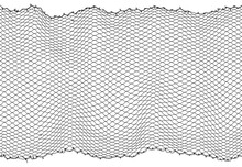Fish Net Background Or Fishnet Pattern With Fishing Rope Texture, Vector Sea Or Ocean Grid. Fishnet Fabric Of Lines, Fisherman Or Hunting Catch Neat Or Marine Mesh Lattice Pattern Background