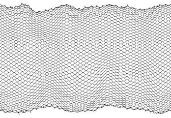 Fish net background or fishnet pattern with fishing rope texture, vector sea or ocean grid. Fishnet fabric of lines, fisherman or hunting catch neat or marine mesh lattice pattern background