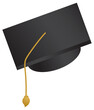 © SolaruS - Graduation cap  set. Univercity education hat illustration.